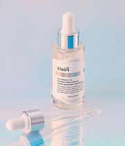 Klairs Freshly Juiced Vitamin Drop bottle with dropper - a staple in Korean skincare routines