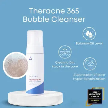 Aestura-Theracne365 Bubble Cleanser 150ml - LABELLEVIEBOUTIQUE 