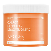 NEOGEN DERMALOGY Carrot Deep Clear Oil Pad packaging and pads.