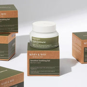 Mary&May Sensitive Soothing Gel Blemish Cream packaging and texture