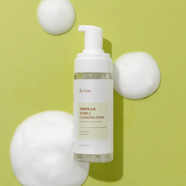iUNIK- Centella Bubble Cleansing Foam - Luxurious Korean Skincare Cleanser