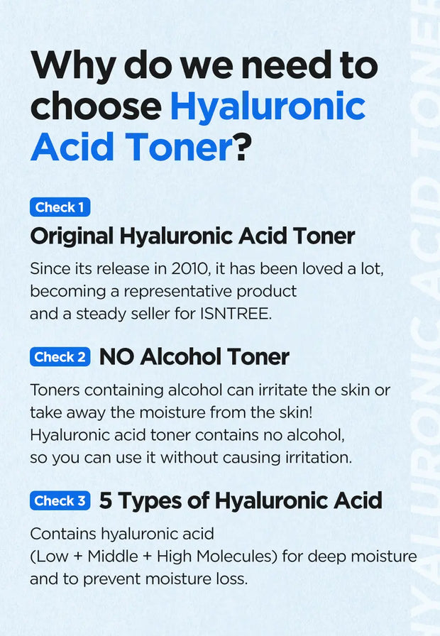 Isntree-Hyaluronic Acid Toner 200ml,korean toner, kskincare ,k-skincare