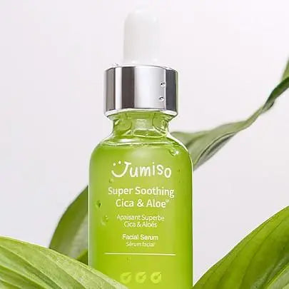 JUMISO Super Soothing Cica & Aloe Facial Serum 30ml - Korean Skincare Essential for Calming and Hydration