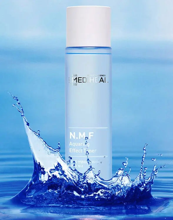 Mediheal N.M.F Aquaring Effect Toner bottle.