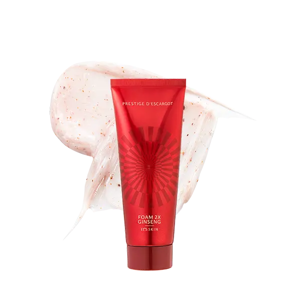 It's Skin-Prestige Foam 2X Ginseng D'escargot - the first step to a radiant, youthful complexion
