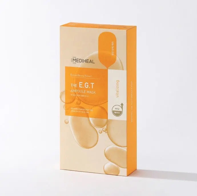 Mediheal E.G.T Nourishing Ampoule Mask packaging and product.