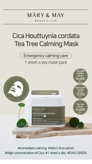 Cica Houttuynia Tea Tree Calming Mask package