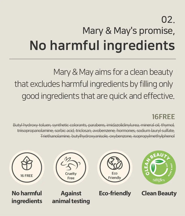 MARY & MAY-Cica Houttuynia cordata Tea Tree Calming Mask Pack - 30 sheets labellevieboutique