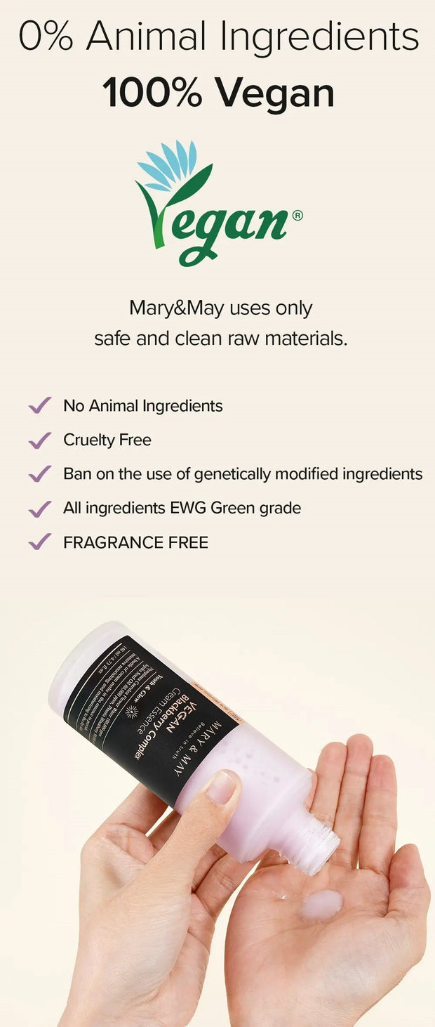 MARY & MAY-Vegan Blackberry Complex Cream Essence -140ml labellevieboutique