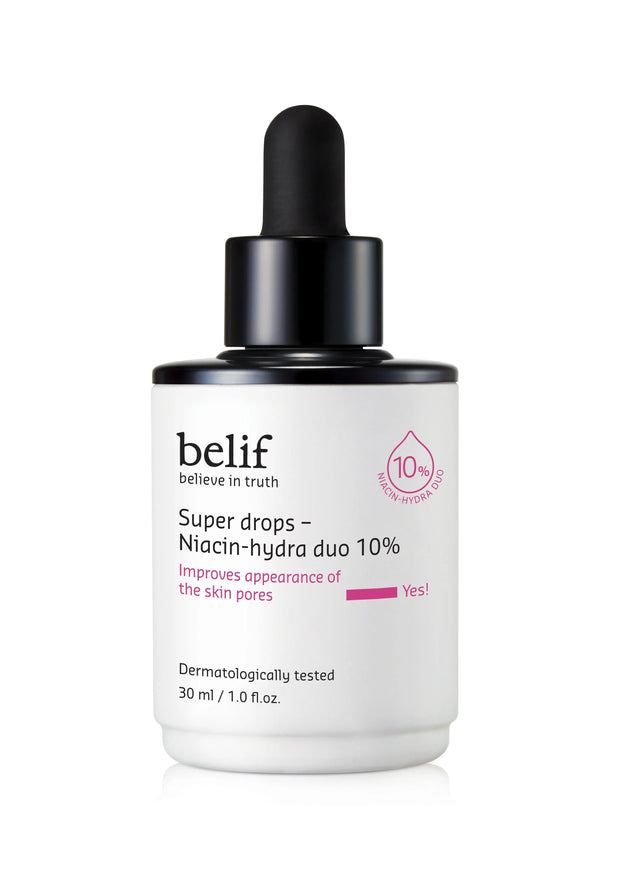 Belif-Super drops - Niacin-hydra duo 10% 30 ml - LABELLEVIEBOUTIQUE 