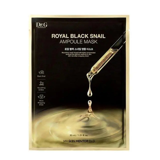 Dr.G-Royal Black Snail Ampoule Mask 1ea 30ml - LABELLEVIEBOUTIQUE 