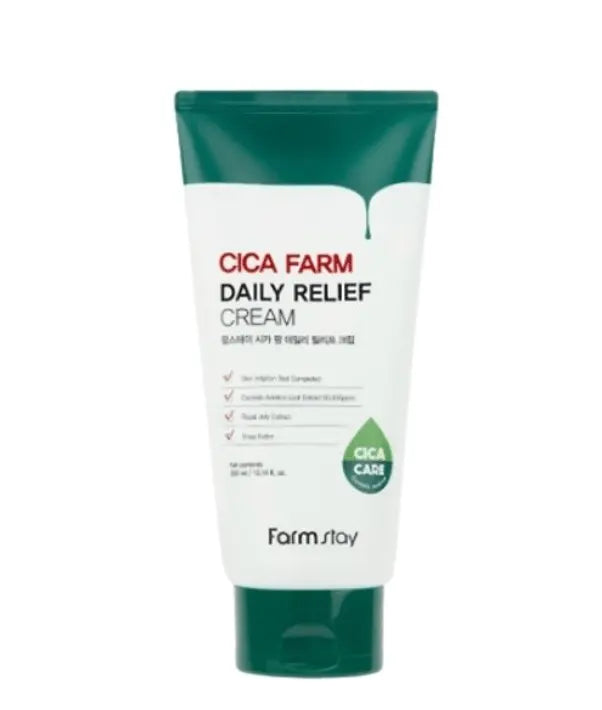 Farmstay-Cica Farm Daily Relief Cream 300ml - LABELLEVIEBOUTIQUE 