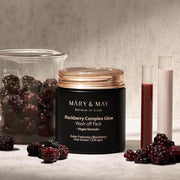 MARY & MAY-Blackberry Complex Glow Wash off Pack 125g - LABELLEVIEBOUTIQUE 